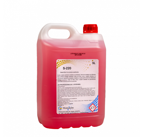 S-220 - Detergent for washing sanitary ware - Tracto
