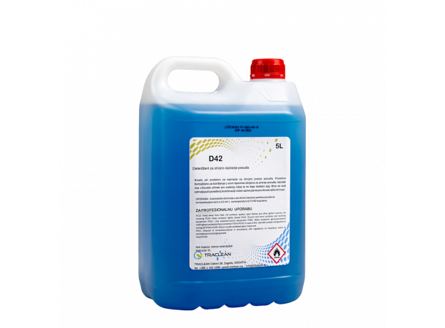 D-42 Detergent for professional dishwashing machine - Tracto