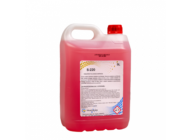 S-220 - Detergent for washing sanitary ware - Tracto